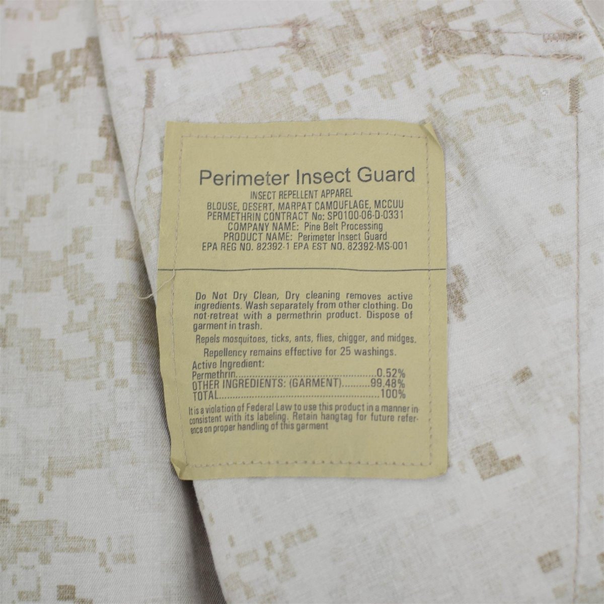 Veste originale de l'armée américaine BDU, chemises de camouflage numérique du désert, édition militaire