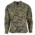 Veste originale de l'armée américaine BDU, chemise à camouflage numérique Woodland, édition militaire