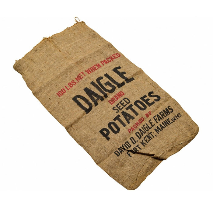 Original US Army WWII Potato Sack Vintage Military Surplus Storage Bag Brown - GoMilitar