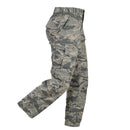 Men's original U.S. Military digital tiger stripe camo field pants made from durable ripstop fabric with multiple pockets.