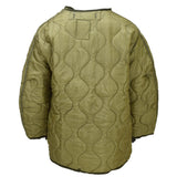 Doublure de Parka militaire américaine originale M65, boutons pour temps froid extrême, vert Olive