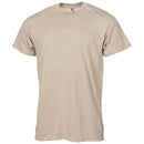 Sand color original U.S. military t-shirt made of lightweight, durable fabric for comfort and everyday wear