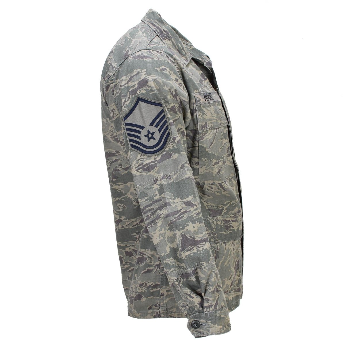 Veste d'uniforme militaire américaine originale pour homme, motif camouflage à rayures tigrées numériques Rip Stop