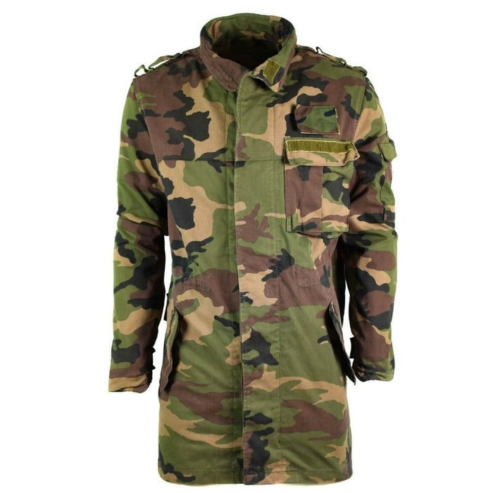 Veste de campagne originale de l'armée slovaque vintage M97 Parka de combat militaire Slovaquie - GoMilitar