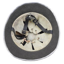 Original Yugoslavia military gray aluminum fireman helmet red start badge army - GoMilitar