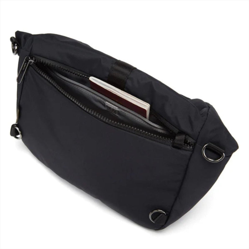 Pacsafe Citysafe CX convertible sac à dos anti-vol rfid econyl matériel noir