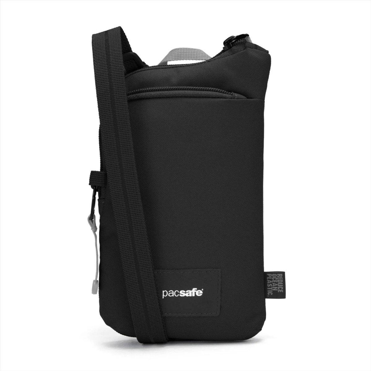 Pacsafe GO Anti Theft Tech Sac à bandoulière 0,2 L Blocage RFID Résistant aux coupures Noir
