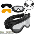 Lunettes de protection tactiques Paulson 510 A-TAC en polycarbonate transparent à double lentille