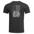 PENTAGON Ageron T-shirt classique, séchage rapide, coupe confortable, imprimé drapeau américain