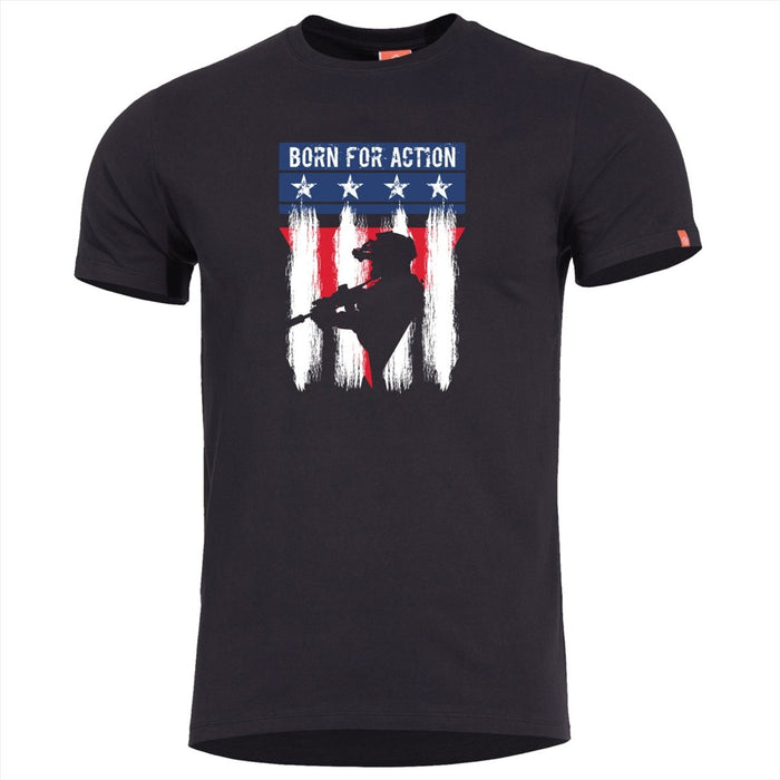 PENTAGON Ageron Ranger T-shirt classique à séchage rapide, coupe confortable, sans odeur, noir - GoMilitar
