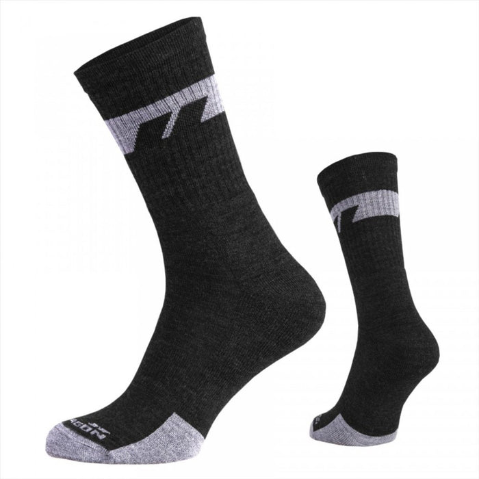 PENTAGON Alpine Chaussettes mi-hautes en laine mérinos conception anatomique antibactérienne