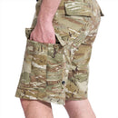 Short cargo PENTAGON BDU 2.0, coupe ergonomique, tissu Ripstop durable, camouflage MTP