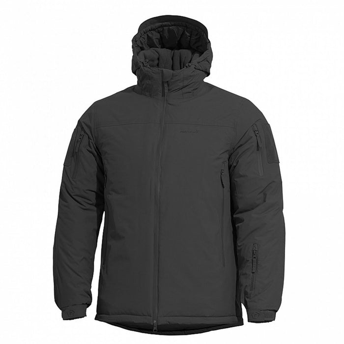 PENTAGON Hoplite Parka armée veste d'hiver chaude hydrofuge à capuche Noir - GoMilitar