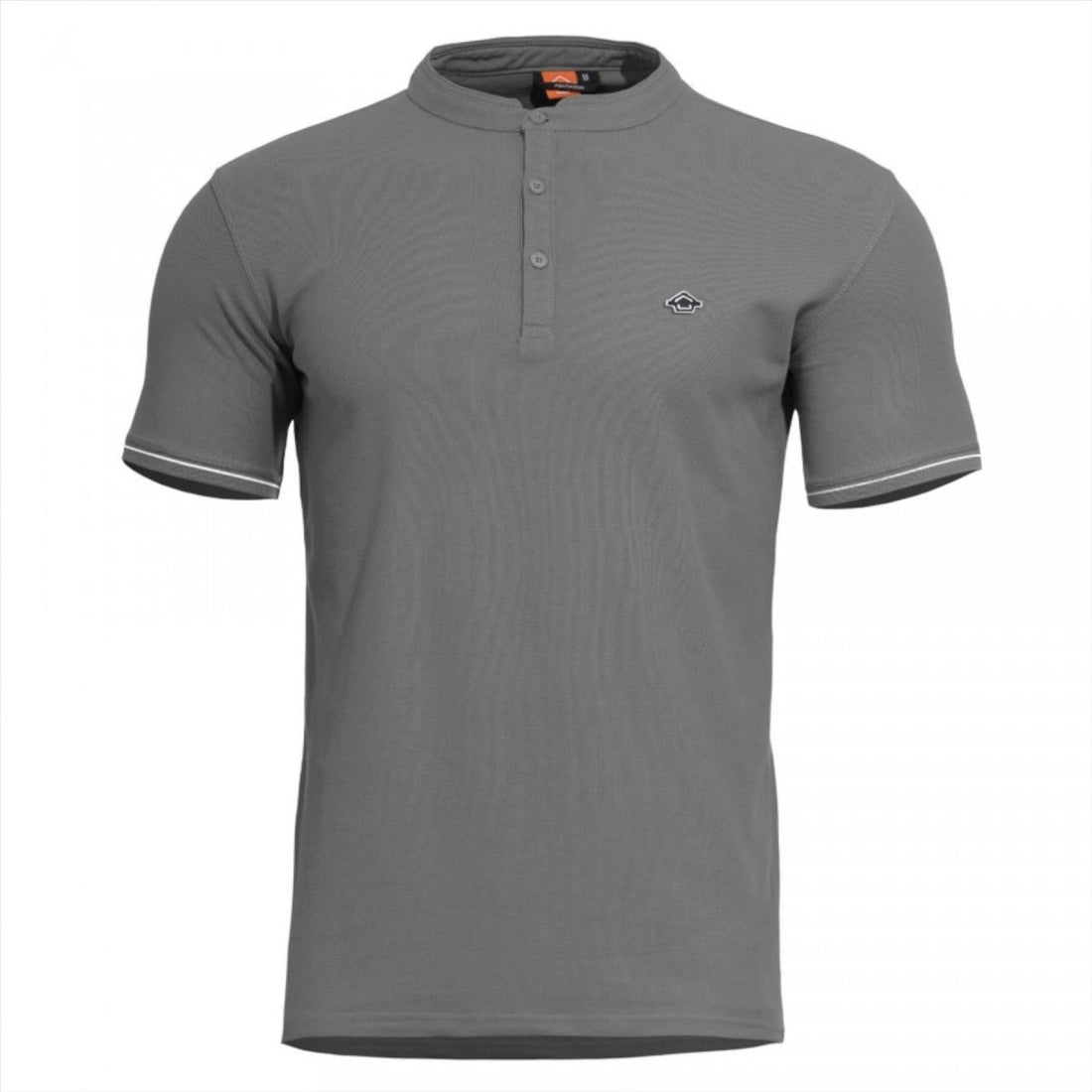PENTAGON Levantes Henley Stripes T-Shirt Classique Manches Courtes Séchage Rapide