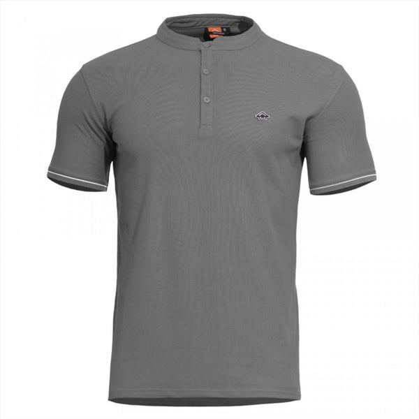 PENTAGON Levantes Henley Stripes Classic T-Shirt Short Sleeves Quick Dry