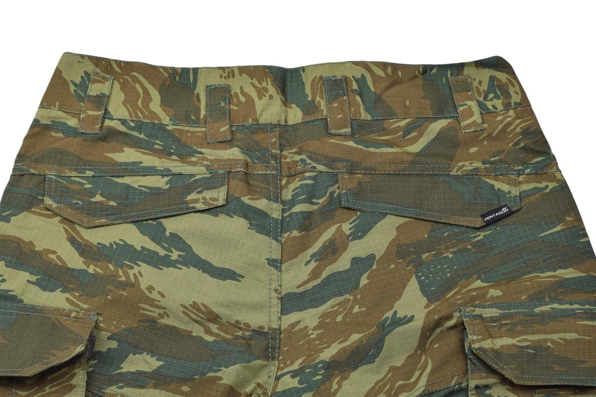 Pantalon court PENTAGON Lycos ripstop bermuda triple couture poches renforcées