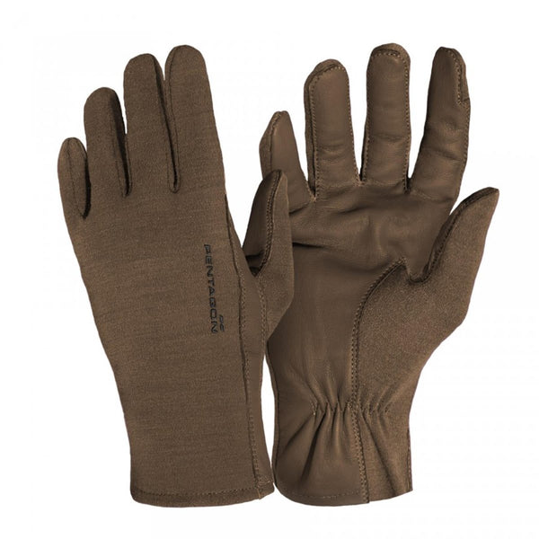 Gants en cuir Nomex® PENTAGON Pilot à manchette courte résistants au feu multicolores