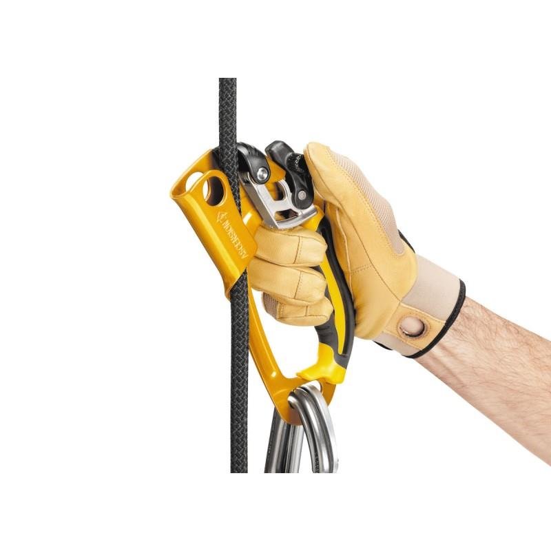 Petzl Ascension Corde Ergonomique Escalade Main Ascender 8-13mm Cordes Jaune