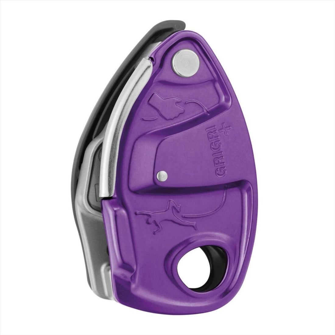 PETZL GRIGRI® + Assureur Freinage Assisté 8,5-11 mm Cordes d'escalade Violet