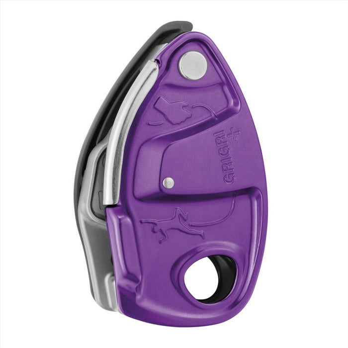 PETZL GRIGRI® + Assureur Freinage Assisté 8,5-11 mm Cordes Escalade Violet - GoMilitar