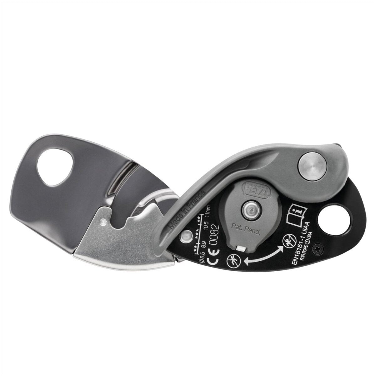 Petzl GRIGRI+ Assureur Freinage Assisté Anti Panique Cordes 8,5-11 mm Orange