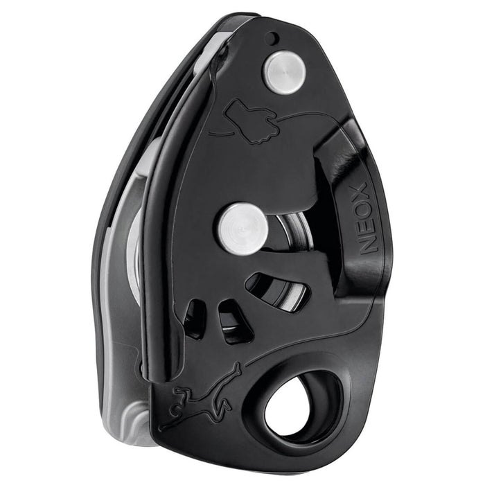 Assureur PETZL NEOX Contrôle de freinage assisté Escalade en corde supérieure Noir - GoMilitar
