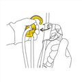 Petzl Rollclip Z Triact-Lock Poulie Mousqueton Aluminium CE0082 Corde 20 mm