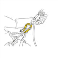 Petzl Rollclip Z Triact-Lock Poulie Mousqueton Aluminium CE0082 Corde 20 mm