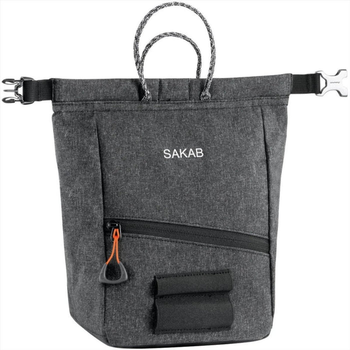 PETZL SAKAB Sac à magnésie Fermeture magnétique durable avec plusieurs poches Gris - GoMilitar
