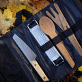 Kit d'ustensiles de camping en plein air Primus CampFire Prep, couteau de randonnée, cuillère, fourchette