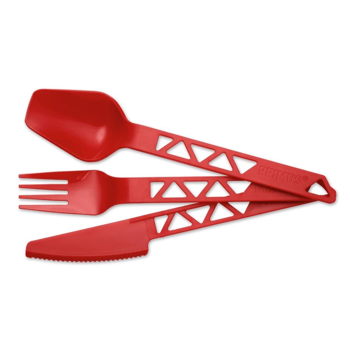Ensemble de couverts d'extérieur Primus Lightweight Trail pour camping, cuillère, couteau, fourchette en plastique
