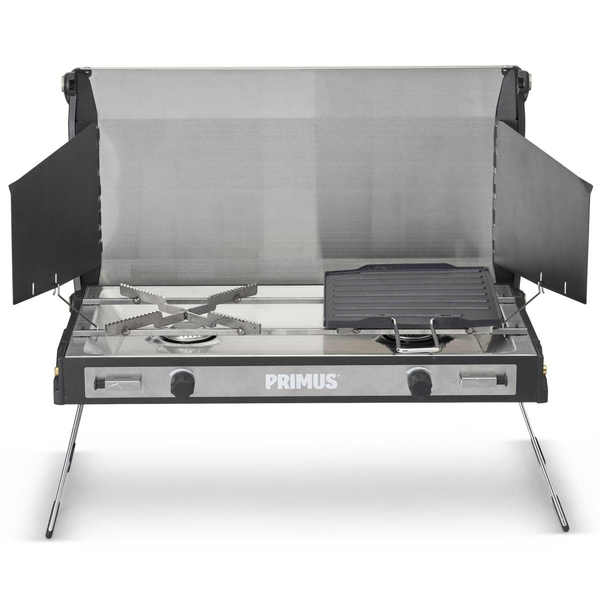Réchaud d'extérieur Primus Tupike à double brûleur à gaz, plaque de cuisson portable pour camping et randonnée