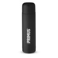 Bouteille isotherme Primus noire mate 1 litre 24 heures de conservation de la chaleur et du froid
