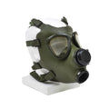 Masque à gaz roumain M74 respirateur NBC intégral vintage olive surplus militaire