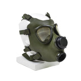 Masque à gaz roumain M74 respirateur NBC intégral vintage olive surplus militaire
