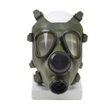 Masque à gaz roumain M74 respirateur NBC intégral vintage olive surplus militaire