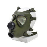 Masque à gaz roumain M74 respirateur NBC intégral vintage olive surplus militaire