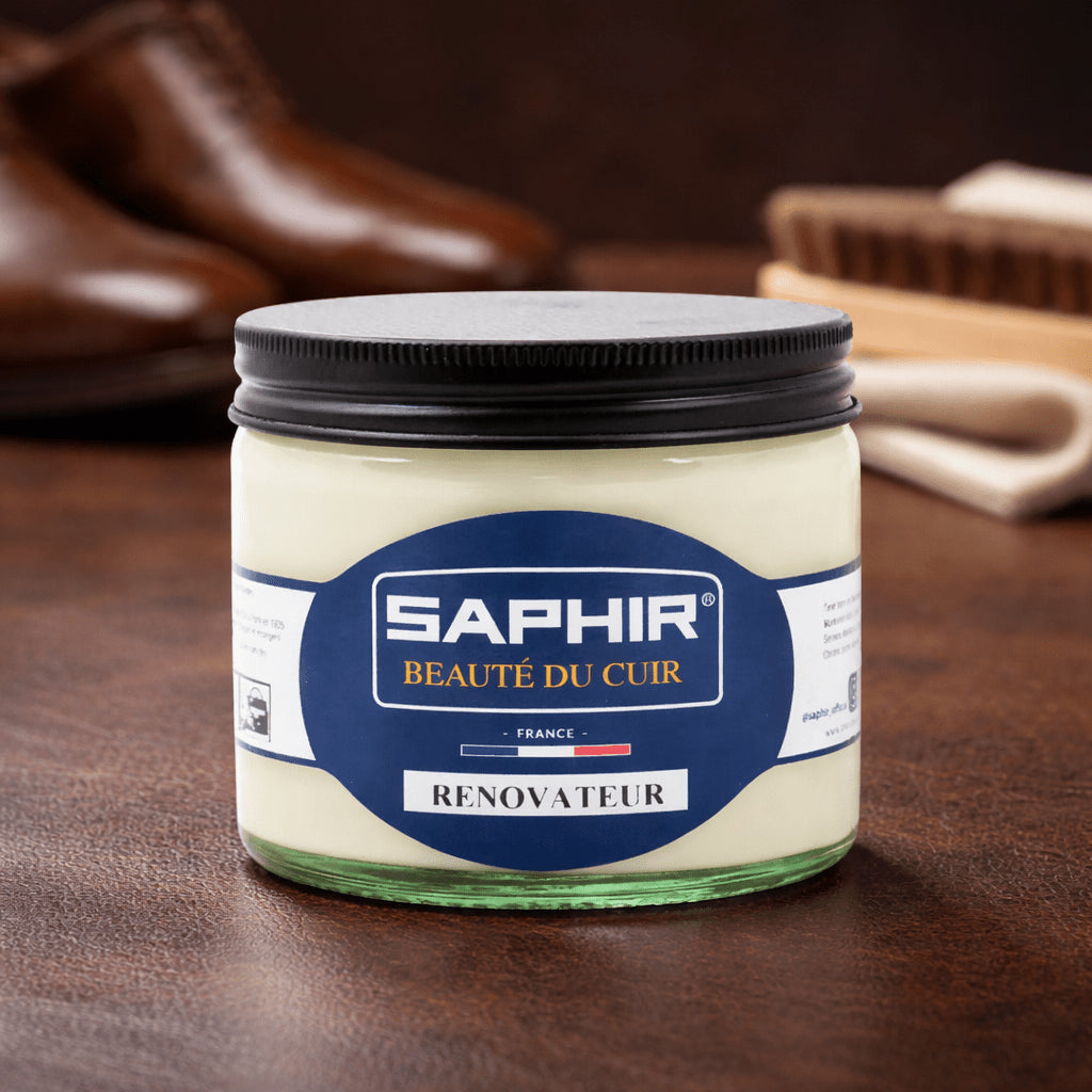 Saphir Rénovateur Après-Shampoing Crème Total Care Cuir Lisse Pot 250 ml