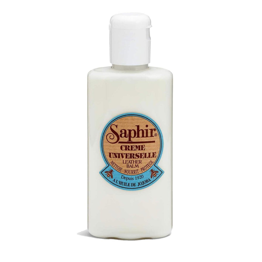 Saphir Crème Universelle Après-Après-Shampoing Cuir Chaussures Sacs Cuir Lisse 150 ml