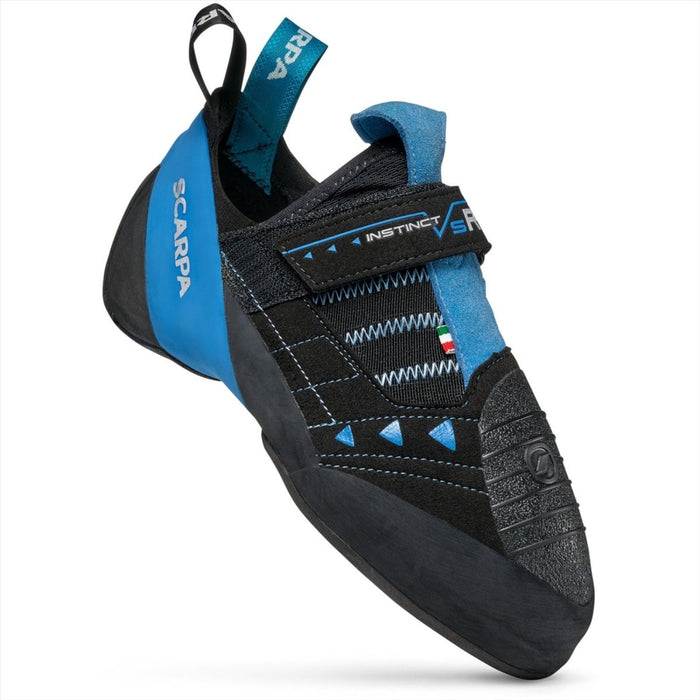 Chaussons d'escalade Scarpa Instinct VSR Azure Bouldering Sport Blazk Azure - GoMilitar