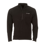 Snugpak IMPACT Veste polaire douce avec col montant et mentonnière avec fermeture éclair 1/4 Noir