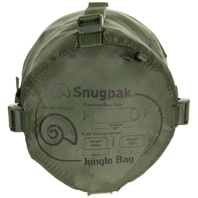 Sac de couchage Snugpak 220 cm Mosquito Mosquito Net Compression Bag Olive