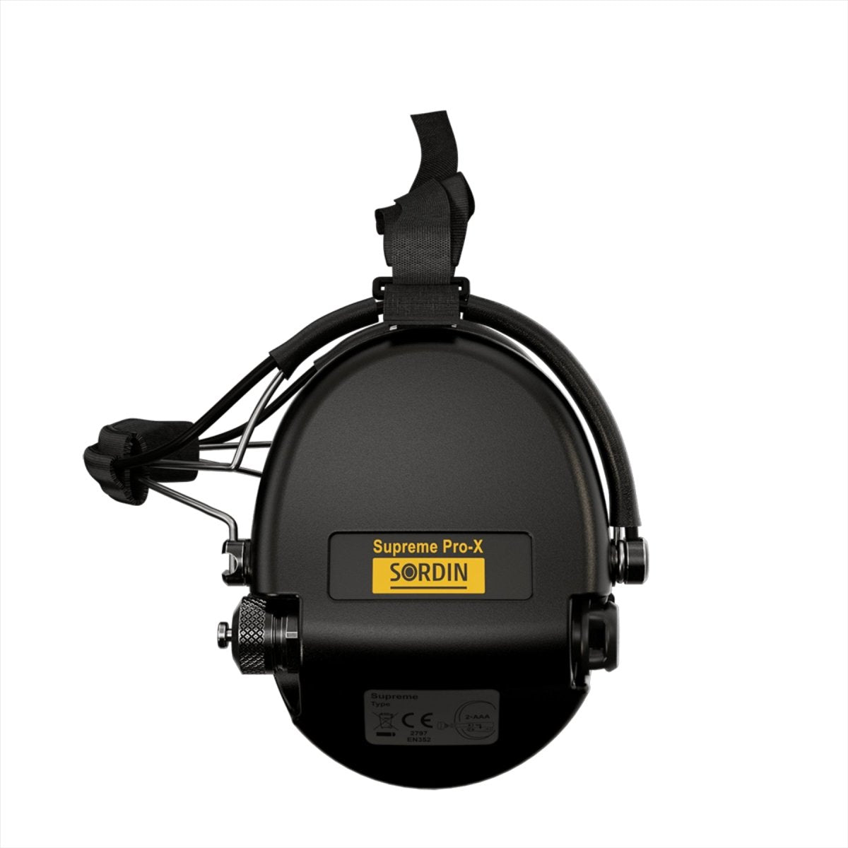 Sordin Supreme Pro-X Hear2 Active Neckband Gel Cache-oreilles électroniques Noir