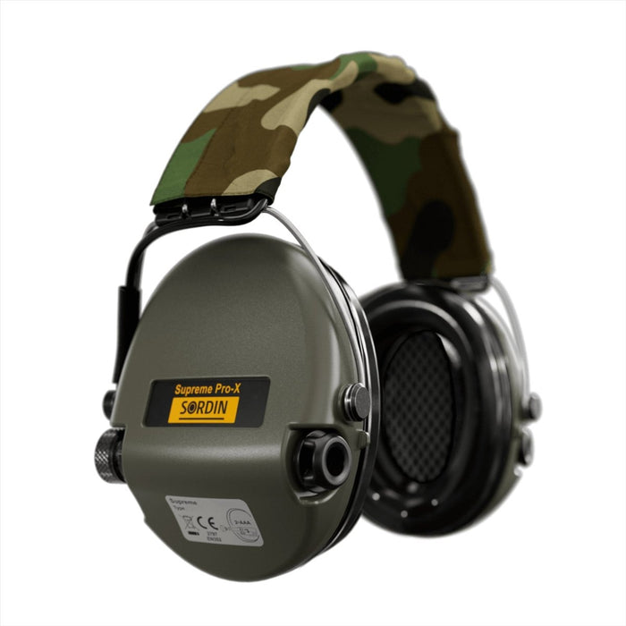 Sordin Supreme Pro-X Protection Auditive SordinHEAR2 4 Profils Audio Woodland - GoMilitar