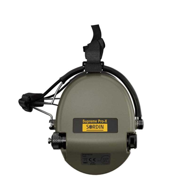 Sandin Supreme Pro-X Neckand Electronic Audite Protection Ambient Sound Green