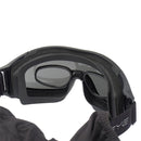 Swisseyye F-TAC Tactical Goggles Interchangeable Lenses Various Frame Colors - GoMilitar