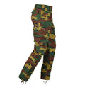 Pantalon de combat cargo de style armée belge de marque TACGEAR, camouflage puzzle ripstop