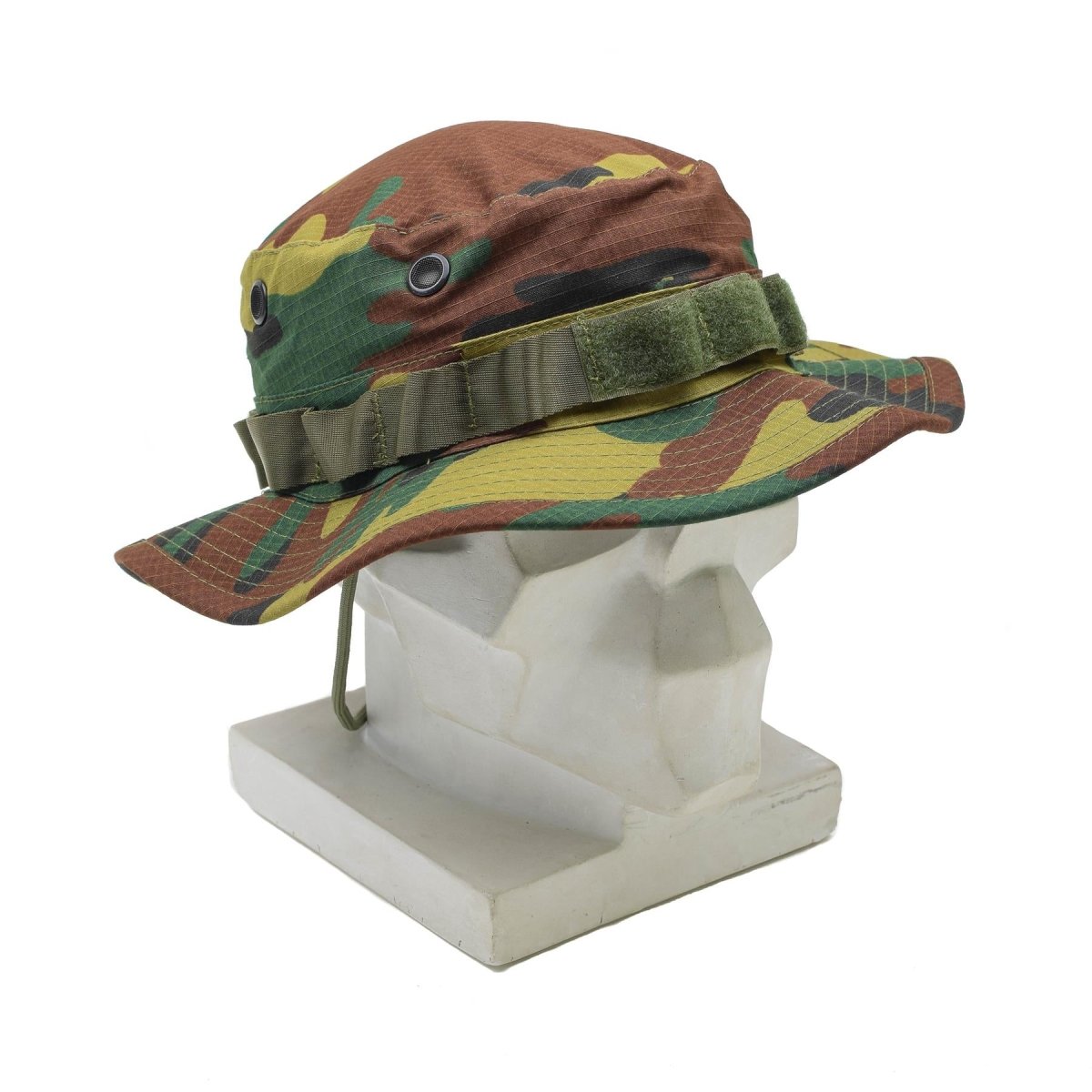 Chapeau Boonie de marque TACGEAR de style militaire belge, camouflage puzzle ripstop à large bord 