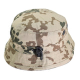 Chapeau de seau style armée allemande de marque TACGEAR, camouflage flecktran ripstop du désert