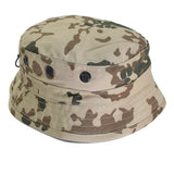 Chapeau de seau style armée allemande de marque TACGEAR, camouflage flecktran ripstop du désert